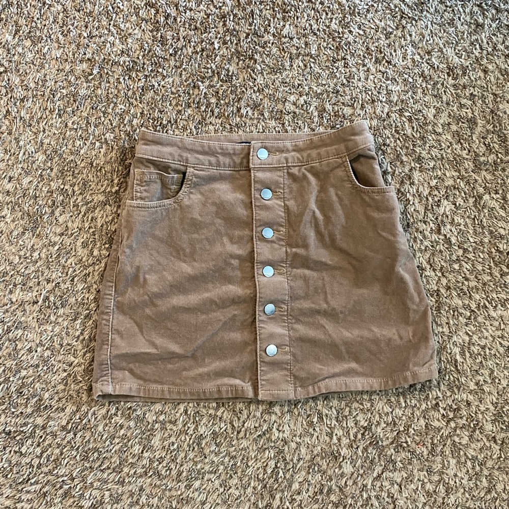 Express Cordaroy mini skirt